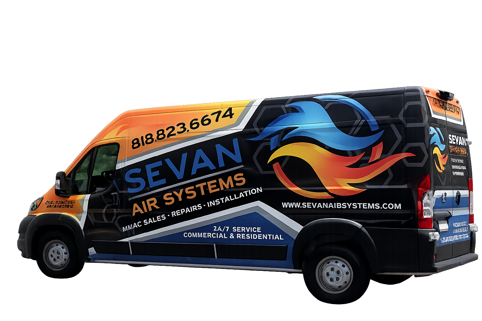 Sevan Air Systems HVAC service van